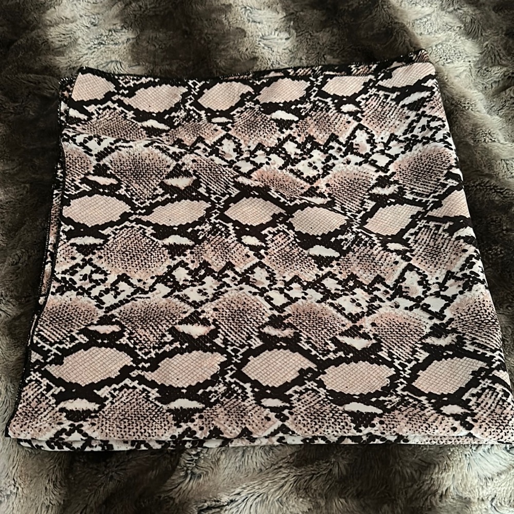 Snake print bandana